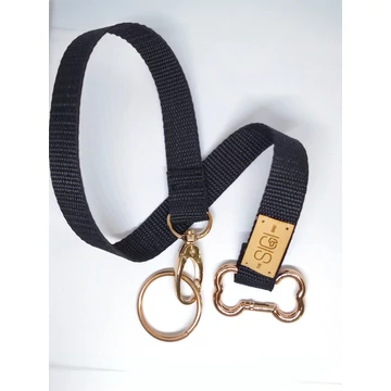 Mini póráz - Black-rosegold